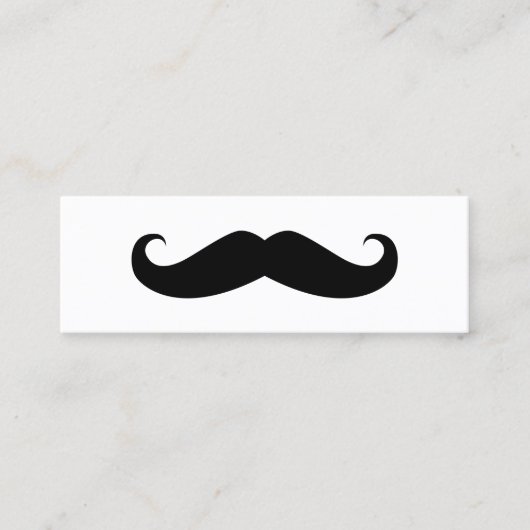 Carte De Visite Mini Moustache (Devant)
