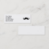 Carte De Visite Mini Moustache drôle (Devant / Derrière)