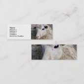 Carte De Visite Mini Mouton drôle (Devant / Derrière)