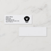 Carte De Visite Mini Moutons drôles (Devant / Derrière)