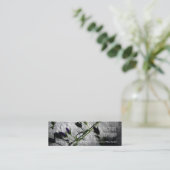 Carte De Visite Mini Mur avec des campanules (Debout devant)
