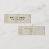 Carte De Visite Mini Mur de pierre unique professionnel mince (Devant / Derrière)