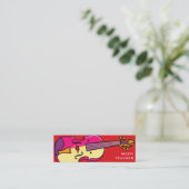 Carte De Visite Mini Music teacher violin private lessons (Debout devant)