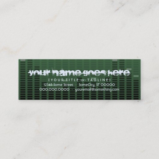 Carte De Visite Mini musicmeterz. v2. (Devant)