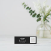 Carte De Visite Mini Musique/CODE QR Guitariste (Debout devant)