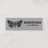 Carte De Visite Mini Mystical Magic MOTH Esthetician Beauty Salon (Devant)