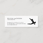 Carte De Visite Mini Namaste Yoga Stretch (Dos)