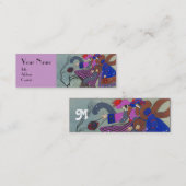 CARTE DE VISITE MINI NEIGE HIVER / BEAUTÉ MODE COSTUME DESIGNER (Devant / Derrière)