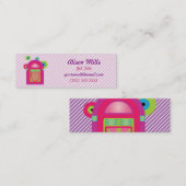Carte De Visite Mini Neon Jukebox (Devant / Derrière)