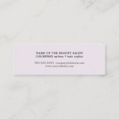 Carte De Visite Mini Nettoyage moderne Elegant Ciseaux gris Liste de ch (Dos)