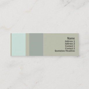 Carte De Visite Mini Neutralité - maigre