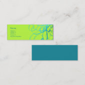 Carte De Visite Mini No. 0001 de remous (Devant / Derrière)