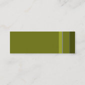 Carte De Visite Mini No. 0010 de rayures (Dos)