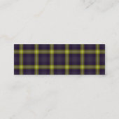 Carte De Visite Mini No. 0020 de tartan (Dos)
