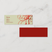 Carte De Visite Mini No. 0025 de remous (Devant / Derrière)