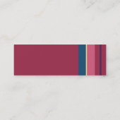 Carte De Visite Mini No. 0077 de rayures (Dos)