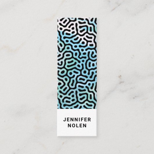 Carte De Visite Mini Noir et blanc (Devant)