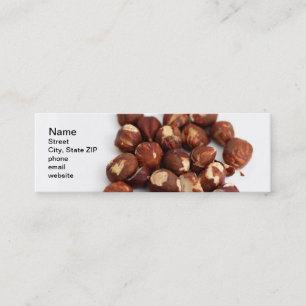 Carte De Visite Mini Noisettes