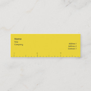 Carte De Visite Mini Nombres - maigres