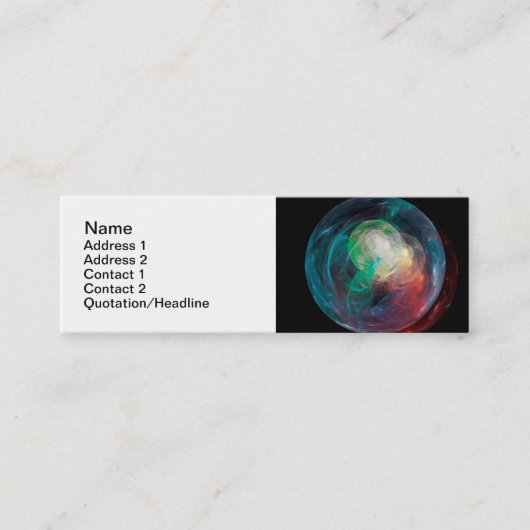 Carte De Visite Mini Nouvelle Planète (Devant)