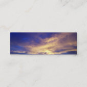 Carte De Visite Mini Nuages Lumineux Photo (Devant)