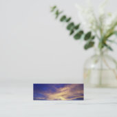 Carte De Visite Mini Nuages Lumineux Photo (Debout devant)
