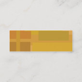 Carte De Visite Mini Nuances oranges - maigres (Dos)