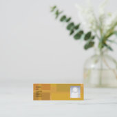 Carte De Visite Mini Nuances oranges - maigres (Debout devant)