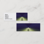 Carte De Visite Mini Nuit bleue (Devant / Derrière)