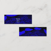 Carte De Visite Mini Nuit bleue H (Devant / Derrière)