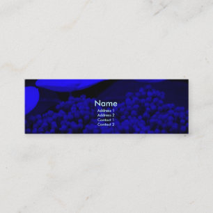 Carte De Visite Mini Nuit bleue H