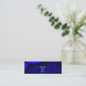 Carte De Visite Mini Nuit bleue H (Debout devant)