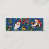 CARTE DE VISITE MINI NUIT DE NOËL / SANTA CLAUS (Dos)