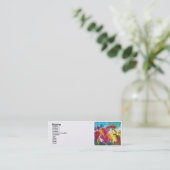 Carte De Visite Mini NUIT DU CARNAVAL / Mascarade vénitienne,, Musique  (Debout devant)