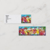 Carte De Visite Mini NUIT DU CARNAVAL / Mascarade vénitienne,, Musique  (Devant / Derrière)