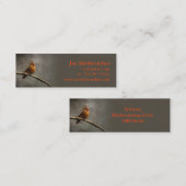 Carte De Visite Mini Objectif Birdwatcher (Devant / Derrière)