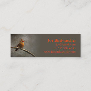Carte De Visite Mini Objectif Birdwatcher