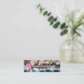 Carte De Visite Mini Océan et plage (Debout devant)