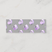 Carte De Visite Mini Oeufs de Pâques de couleur violette (Dos)