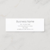 Carte De Visite Mini Oiseau de mer Mignonne animal (Dos)