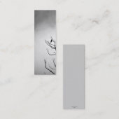 Carte De Visite Mini Oiseau sur le signet de branches (Devant / Derrière)