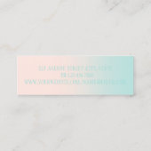 Carte De Visite Mini Ombre Lotus (Dos)