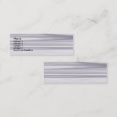 Carte De Visite Mini Ondes (Devant / Derrière)