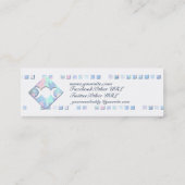 Carte De Visite Mini Opale triple lune (Dos)