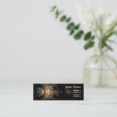 Carte De Visite Mini Or et gemmes (Debout devant)