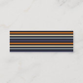Carte De Visite Mini Orange et bleu • Profilecard (Dos)