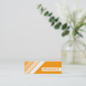 CARTE DE VISITE MINI ORANGES (Debout devant)