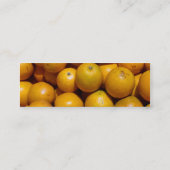 Carte De Visite Mini Oranges fruits Floride marché orange (Dos)