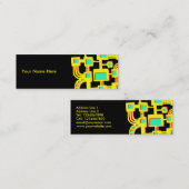 Carte De Visite Mini Ordinateur Alien (Devant / Derrière)