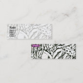 Carte De Visite Mini Os - maigres (Devant / Derrière)